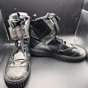 Dior Men's Black High-Top Sneakers